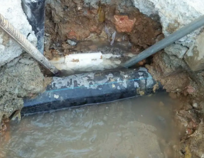 库伦测漏水之水管漏水